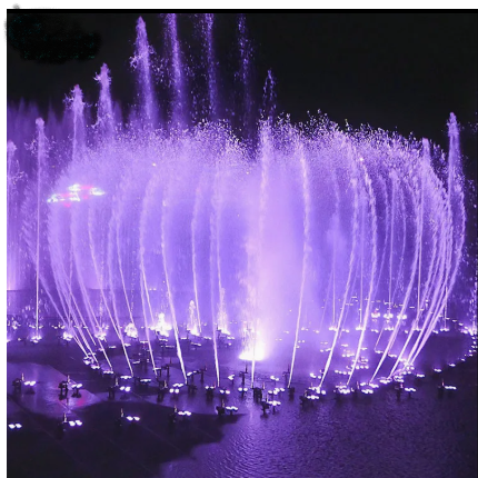 Lotus-shaped decorative water fountain in Pakistan – custom artistic design by Irrigoz