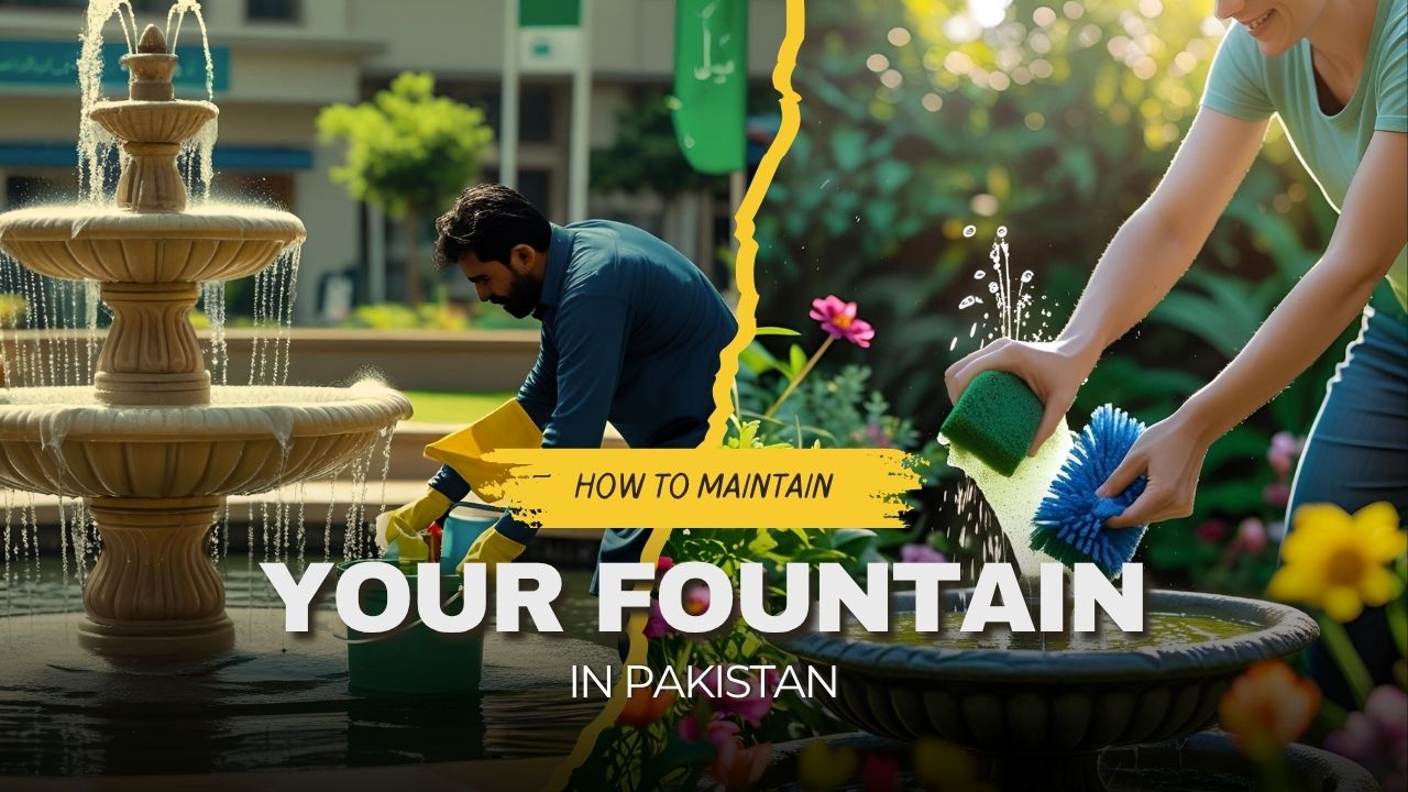 Fountain maintenance in Pakistan