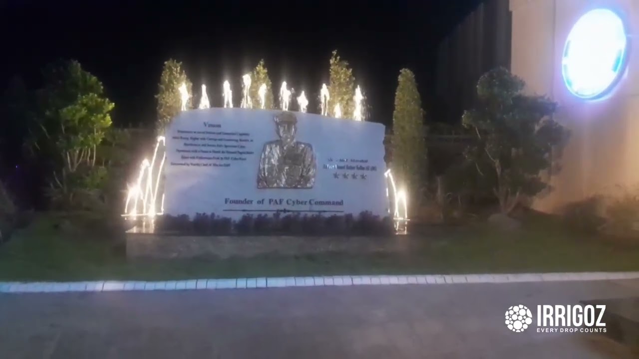Monument Fountain at PAF HQ Islamabad