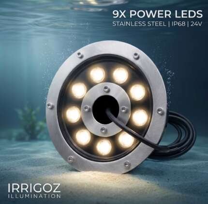 9w small light stainless steel irrigoz