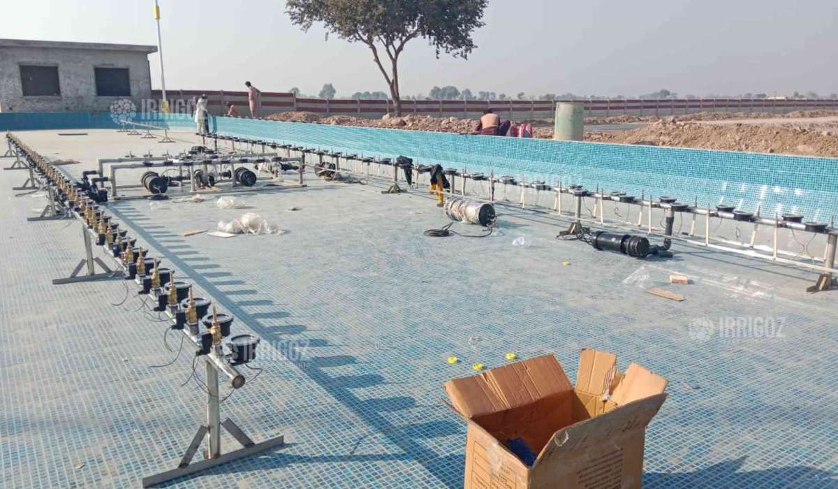 Fountain Installation at site